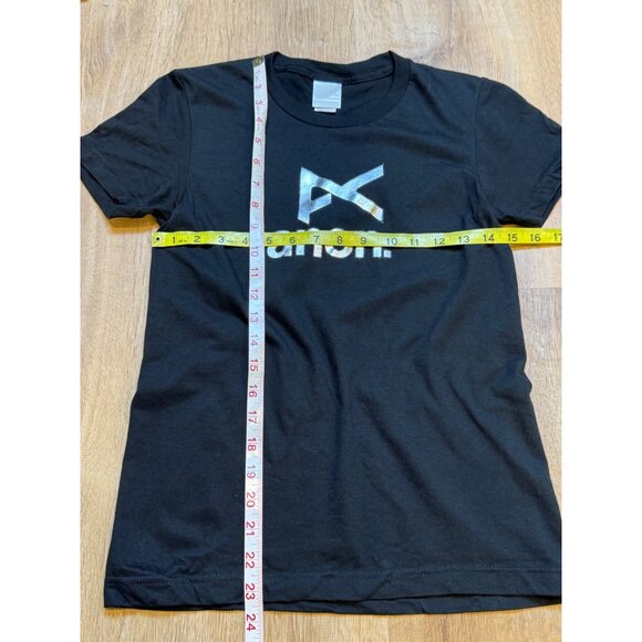 Y2K Anon Snowboarding Black Baby Tee Medium - Picture 4 of 4